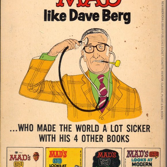 Mad's Dave Berg, Looks at Our Sick World - Signet 1971 - Picture 2 of 2